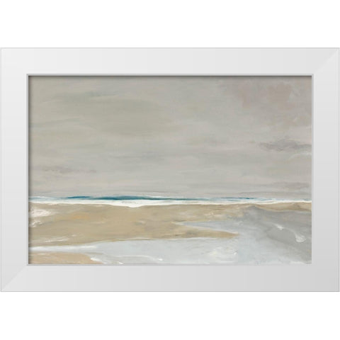 Oregon Coast White Modern Wood Framed Art Print by Delamater, Rob