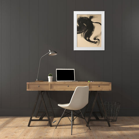 Sea Change II White Modern Wood Framed Art Print by Delamater, Rob