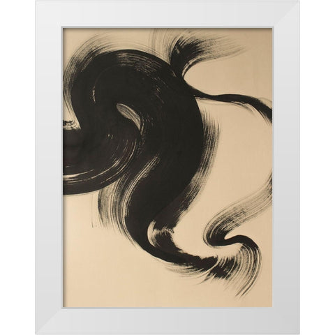 Sea Change II White Modern Wood Framed Art Print by Delamater, Rob