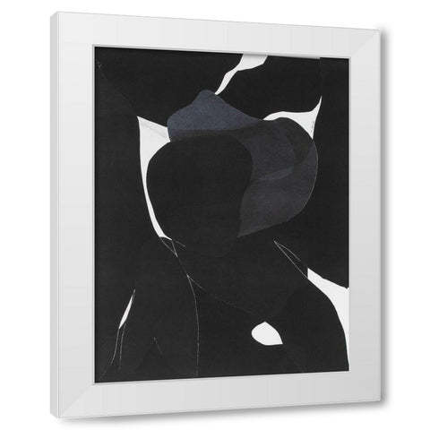 Night Bloom I White Modern Wood Framed Art Print by Delamater, Rob