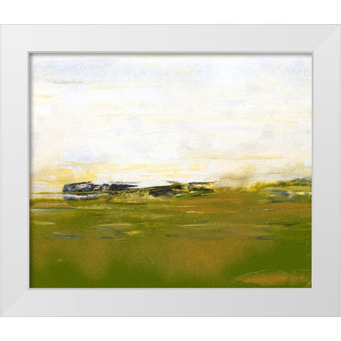 From the Terrace III White Modern Wood Framed Art Print by Gordon, Sharon