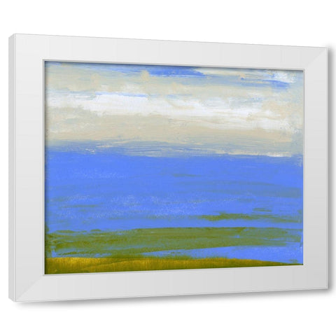 North Fork I White Modern Wood Framed Art Print by Gordon, Sharon