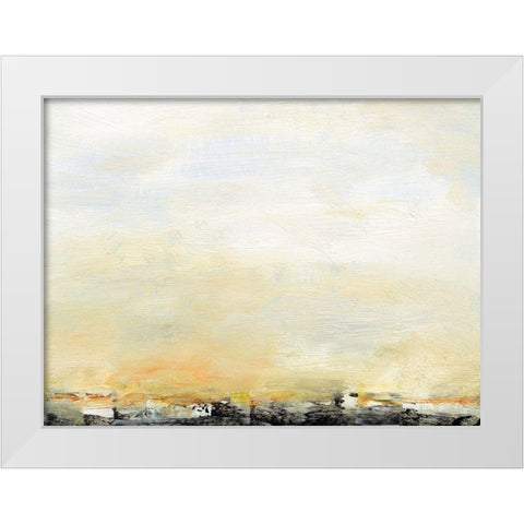 Lingering Light II White Modern Wood Framed Art Print by Gordon, Sharon