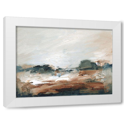 Lingering Light III White Modern Wood Framed Art Print by Gordon, Sharon