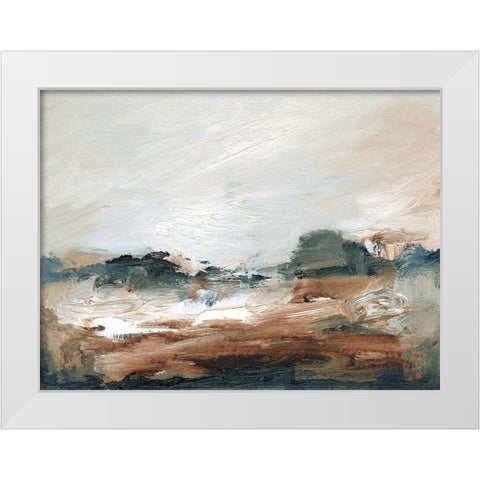 Lingering Light III White Modern Wood Framed Art Print by Gordon, Sharon