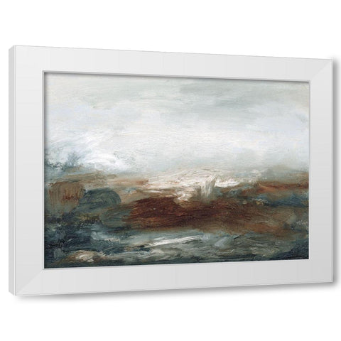 Lingering Light IV White Modern Wood Framed Art Print by Gordon, Sharon