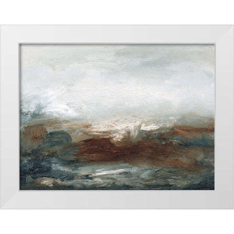 Lingering Light IV White Modern Wood Framed Art Print by Gordon, Sharon