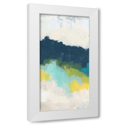 Valley Grandure I White Modern Wood Framed Art Print by Vess, June Erica