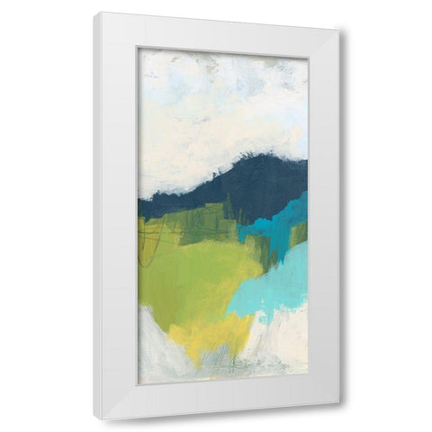 Valley Grandure II White Modern Wood Framed Art Print by Vess, June Erica