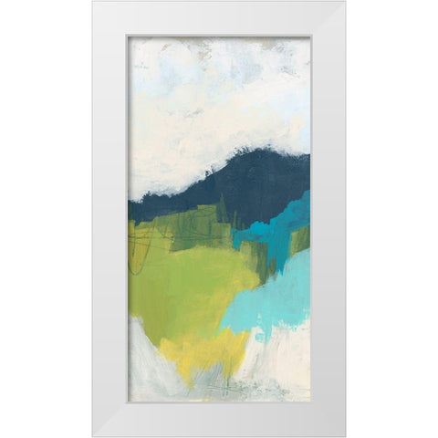 Valley Grandure II White Modern Wood Framed Art Print by Vess, June Erica