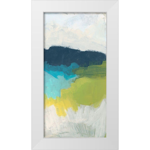 Valley Grandure IV White Modern Wood Framed Art Print by Vess, June Erica