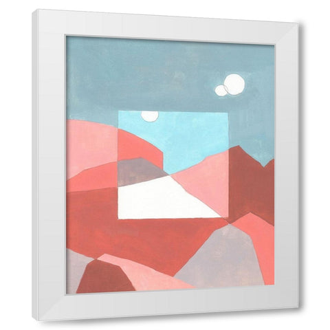 Desert Dreamscape I White Modern Wood Framed Art Print by Green, Jacob