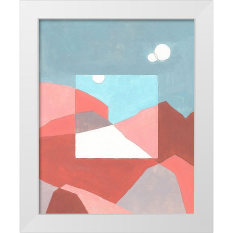 Desert Dreamscape I White Modern Wood Framed Art Print by Green, Jacob
