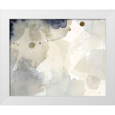 Dried Bergamot in Mist I White Modern Wood Framed Art Print by Popp, Grace