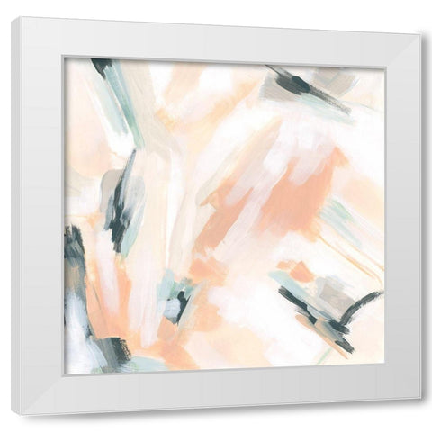 Sand Slice I White Modern Wood Framed Art Print by Vess, June Erica