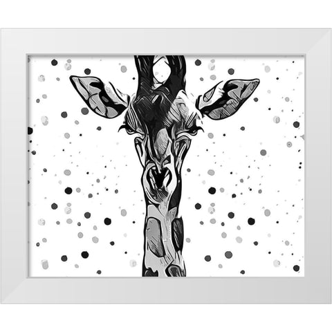 Motley Crew in B+W II White Modern Wood Framed Art Print by Aldridge, Ashley