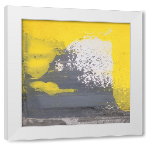 6240 Puzzle III White Modern Wood Framed Art Print by Aryai, Sia