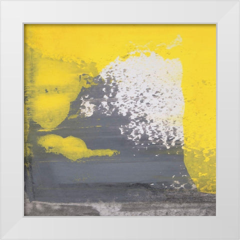 6240 Puzzle III White Modern Wood Framed Art Print by Aryai, Sia