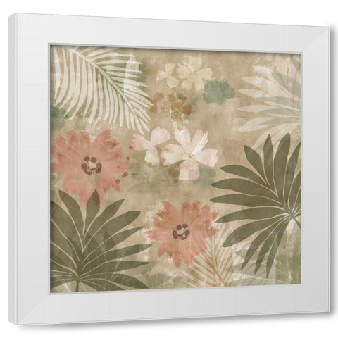 Flower Memories I White Modern Wood Framed Art Print by Kouta, Flora
