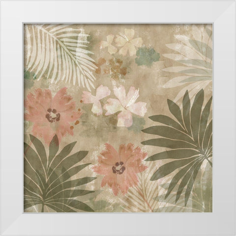 Flower Memories I White Modern Wood Framed Art Print by Kouta, Flora