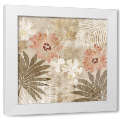 Flower Memories II White Modern Wood Framed Art Print by Kouta, Flora