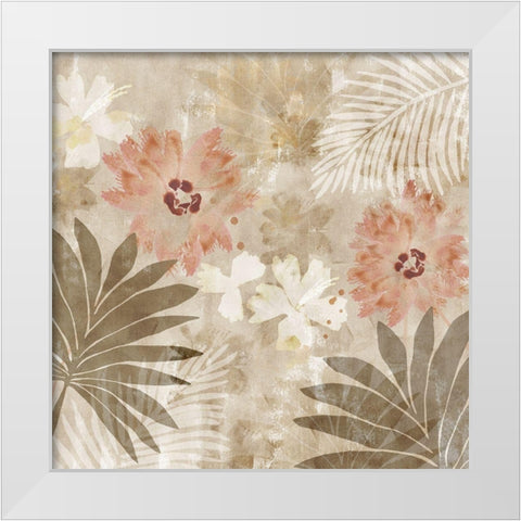 Flower Memories II White Modern Wood Framed Art Print by Kouta, Flora