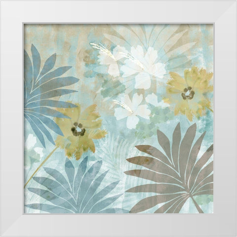 Flower Memories IV White Modern Wood Framed Art Print by Kouta, Flora