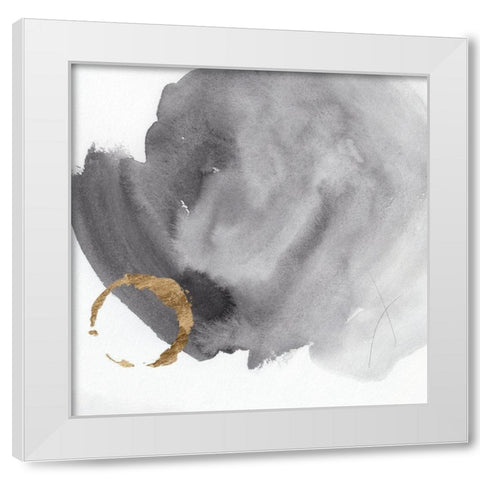 Broadsheet I White Modern Wood Framed Art Print by Green, Jacob