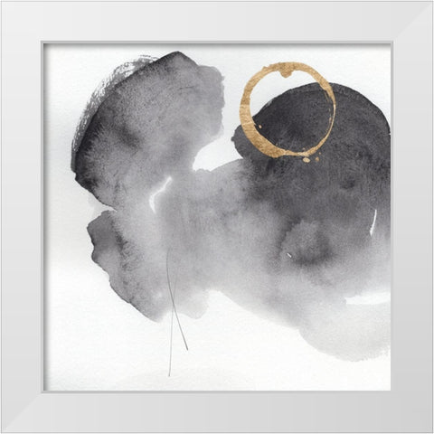 Broadsheet II White Modern Wood Framed Art Print by Green, Jacob