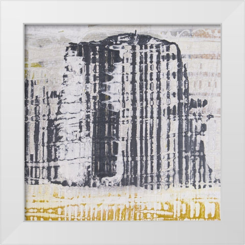 Amaze IV White Modern Wood Framed Art Print by Aryai, Sia
