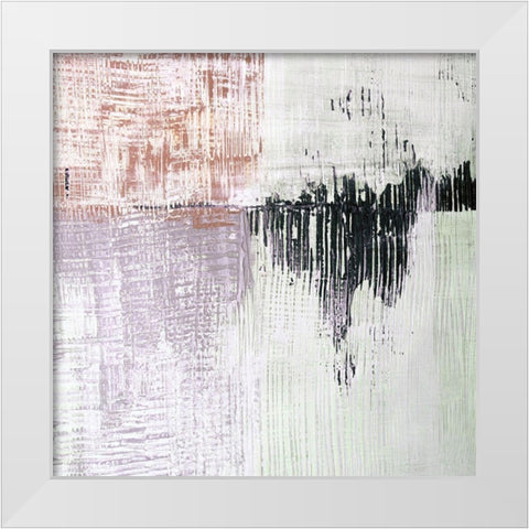Amaze VI White Modern Wood Framed Art Print by Aryai, Sia
