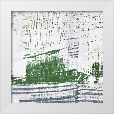 Amaze VII White Modern Wood Framed Art Print by Aryai, Sia