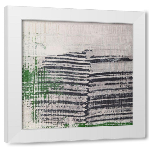 Amaze VIII White Modern Wood Framed Art Print by Aryai, Sia