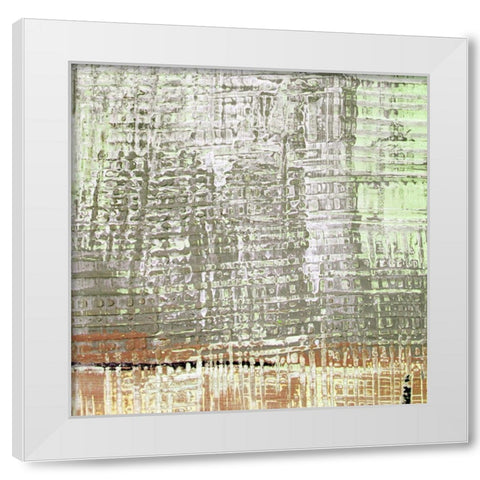Amaze IX White Modern Wood Framed Art Print by Aryai, Sia