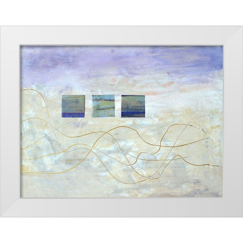 String Windows I White Modern Wood Framed Art Print by Avondet, Natalie