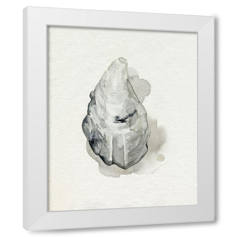 Oysters on the Bay III White Modern Wood Framed Art Print by Popp, Grace