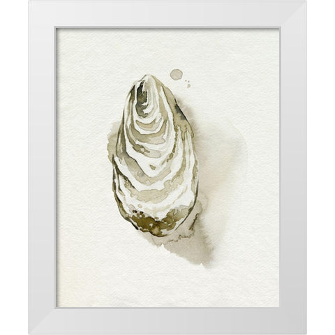 Oysters on the Bay IV White Modern Wood Framed Art Print by Popp, Grace