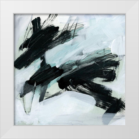 Ocean Current VI White Modern Wood Framed Art Print by Parker, Jennifer Paxton