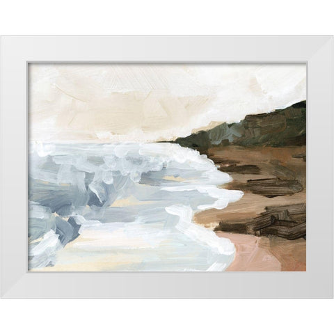 Cove Break II White Modern Wood Framed Art Print by Parker, Jennifer Paxton