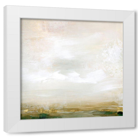 Gold Leaf Marsh II White Modern Wood Framed Art Print by Popp, Grace