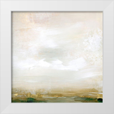 Gold Leaf Marsh II White Modern Wood Framed Art Print by Popp, Grace