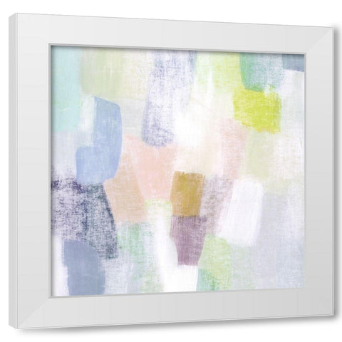 Sidewalk Chalk I White Modern Wood Framed Art Print by Popp, Grace