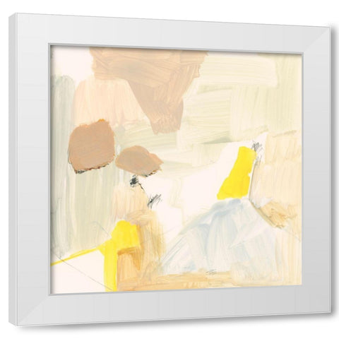 Soft and Subtle I White Modern Wood Framed Art Print by Barnes, Victoria