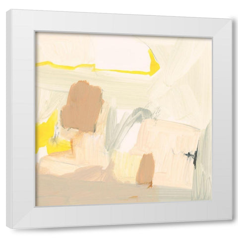 Soft and Subtle II White Modern Wood Framed Art Print by Barnes, Victoria