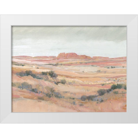 Southwest Landscape II White Modern Wood Framed Art Print by OToole, Tim