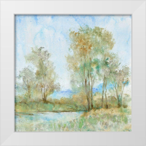 Cool Breeze II White Modern Wood Framed Art Print by OToole, Tim