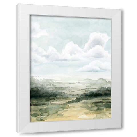 Valley Highlights I White Modern Wood Framed Art Print by Popp, Grace