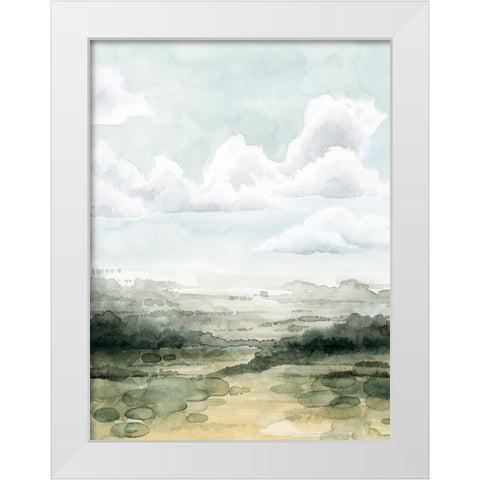 Valley Highlights I White Modern Wood Framed Art Print by Popp, Grace