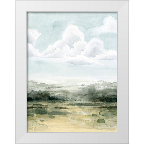 Valley Highlights II White Modern Wood Framed Art Print by Popp, Grace