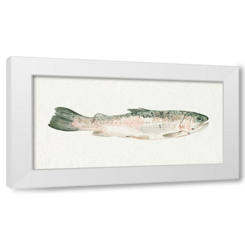 Fresh Catch I White Modern Wood Framed Art Print by Caroline, Emma